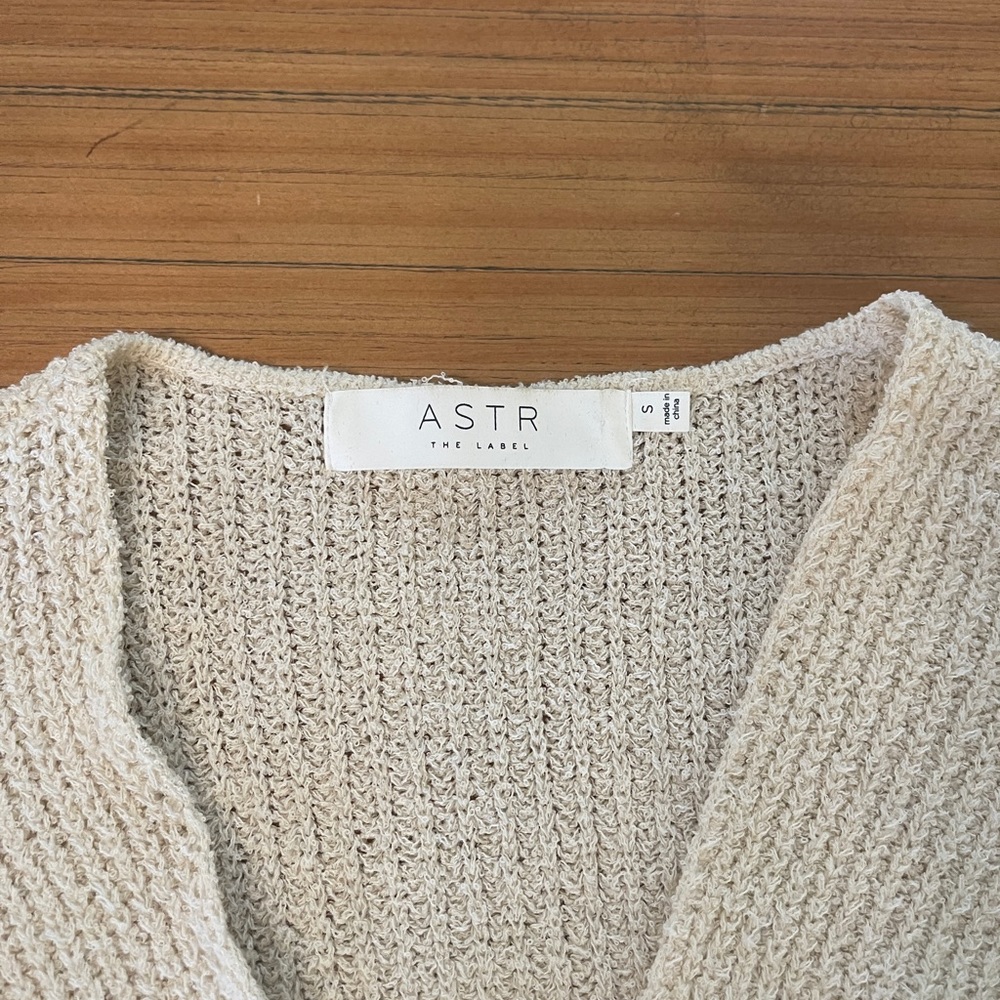 Nordstrom, ASTR the label cream sweater, size small, only worn once!